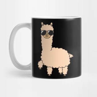 Cool alpaca with sunglasses Mug